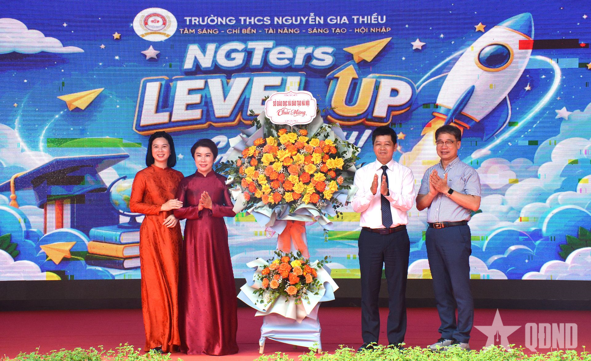 Trường Trung học cơ sở (THCS) Nguyễn Gia Thiều (TP Hà Nội) được công nhận là cơ sở giáo dục chất lượng cao 